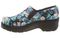 Klogs Naples Unisex Clog - Blue Flower Patent - inside