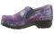 Klogs Naples Unisex Clog - Grape Sparkle - inside