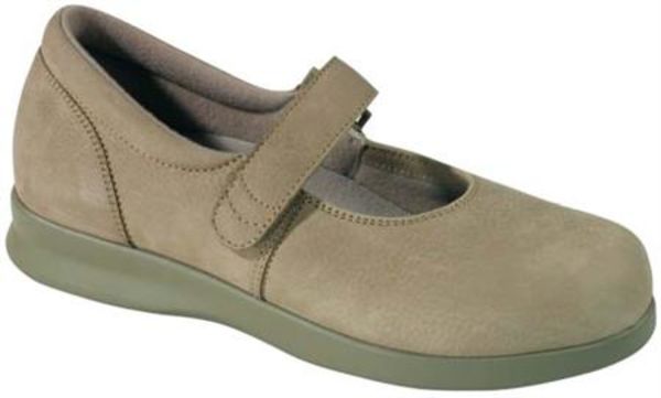 Drew Bloom II - Taupe Nubuck Mary Jane Womens Shoe - 14353