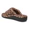 Vionic Relax - Orthaheel Orthotic Slippers - Brown Leopard - Back angle