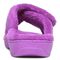 Vionic Relax - Orthaheel Orthotic Slippers - Purple Cactus - 5 back view