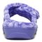 Vionic Relax - Orthaheel Orthotic Slippers - Amethyst Leopard - Back