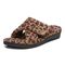 Vionic Relax - Orthaheel Orthotic Slippers - Brown Leopard - RELAX-H8274F1200-BROWN-10la-med