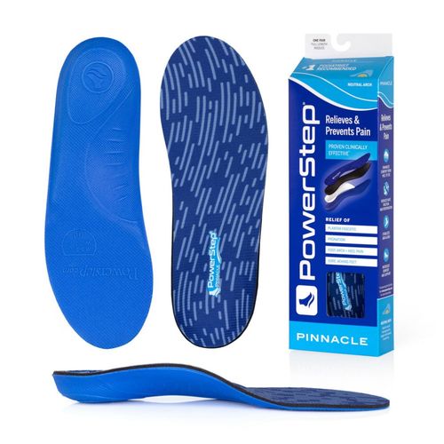 PowerStep Pinnacle - Black - Sole View - 1