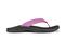 OluKai Ohana Women's Beach Sandals - Iris Orchid / Black - Side