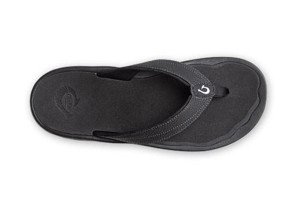 Olukai Ohana Womens Flip Flops - 20110-4040-Black / Black