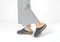 Orthofeet Charlotte Orthotic Comfort Women's Slippers - Gray - Lifestyle View - 2