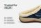 Orthofeet Charlotte Orthotic Comfort Women's Slippers - Sapphire - Feature Detail - 4