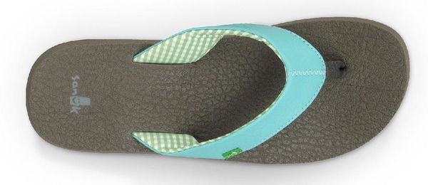 Sanuk Yoga Mat - Cushioned Sandals - Women's - Aqua