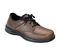 Orthofeet Men's Lowfer - Tie-less Lace Shoes - orthofeet-461-brown-462