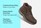 Orthofeet Highline Supportive Comfort and Arch Support Men's Boots - Dark Brown - Comfort Benefits - 3