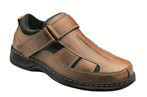 Orthofeet Sarrasota Beach - Men's Fisherman Sandals - Brown