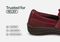 Orthofeet Chelsea Supportive Comfort Women's Dress - Dark Cherry - Feature Detail - 4