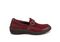 Orthofeet Chelsea Supportive Comfort Women's Dress - Dark Cherry - Product View - 1