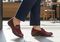Orthofeet Chelsea Supportive Comfort Women's Dress - Dark Cherry - Lifestyle View - 8
