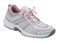 OrthoFeet Tahoe Tie Women's Sneakers Tie-Less - Pink - Angle Main