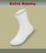 Orthofeet Ext Roomy Diabetic Socks - 3 Pack - orthofeet-sock3a- White