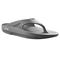 OOFOS OOriginal Thong Sandal - Unisex - side - Steel