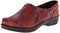 Klogs Mission - Leather Clog - Many Colors - Red Black Flower