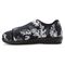 Propet Cush N Foot Women's Hook & Loop Slip-ons - Black Floral - Instep Side