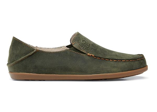 Olukai Nohea Nubuck - Women's Comfort Shoe - Rosin/Honey - Honey
