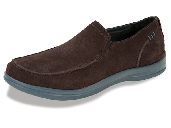 Aetrex Dawson Slip-on VE101 - Brown Suede