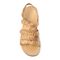 Vionic Amber - Women's Adjustable Slide Sandal - Orthaheel - Gold Cork - 3 top view