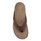 Vionic Wave - Unisex Orthotic Sandals - Chocolate 3 top view