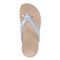 Vionic Bella - Women's Orthotic Thong Sandals - Skyway Blue - Top