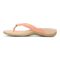 Vionic Bella - Women's Orthotic Thong Sandals - Canyon Sunset Orange - Left Side