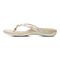 Vionic Bella - Women's Orthotic Thong Sandals - Cream Botanical - Left Side