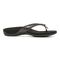 Vionic Bella - Women's Orthotic Thong Sandals - Black Tile Patent - Right side