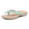 Vionic Bella - Women's Orthotic Thong Sandals - Menta - Left angle