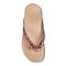 Vionic Bella - Women's Orthotic Thong Sandals - Pink Snake 3 top view