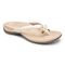 Vionic Bella - Women's Orthotic Thong Sandals - Cream Woven