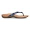 Vionic Bella - Women's Orthotic Thong Sandals - Navy Poppy - Right side