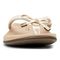 Vionic Bella - Women's Orthotic Thong Sandals -  Cream Woven