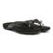 Vionic Bella - Women's Orthotic Thong Sandals - Black Tile Patent - Pair