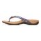 Vionic Bella - Women's Orthotic Thong Sandals - Royal Blue Tropical - Left Side