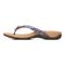 Vionic Bella - Women's Orthotic Thong Sandals - Royal Blue Tropical - Left Side