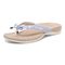 Vionic Bella - Women's Orthotic Thong Sandals - White Tile Patent - Left angle