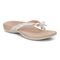 Vionic Bella - Women's Orthotic Thong Sandals - Cream Poppy - Angle main