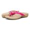 Vionic Bella - Women's Orthotic Thong Sandals - Dragonfruit Patent C - pair left angle