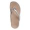 Vionic Bella - Women's Orthotic Thong Sandals - Aluminum Met - Top