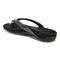 Vionic Bella - Women's Orthotic Thong Sandals - Black Tile Patent - Back angle