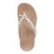 Vionic Bella - Women's Orthotic Thong Sandals - Cream Poppy - Top