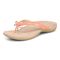 Vionic Bella - Women's Orthotic Thong Sandals - Canyon Sunset Orange - Left angle