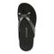 Vionic Bella - Women's Orthotic Thong Sandals - Black Tile Patent - Top
