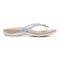 Vionic Bella - Women's Orthotic Thong Sandals - White Tile Patent - Right side