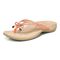Vionic Bella - Women's Orthotic Thong Sandals - Papaya Tropical - Left angle